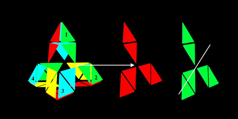 Form the one-colour Mitsubishi logo