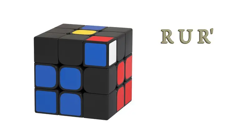 F2L for beginners - Step 3 - Easy cases - algorithms: R U R' and F' U' F