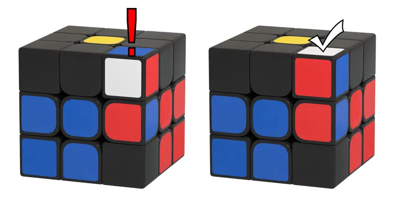 bad and good positions for the white corner